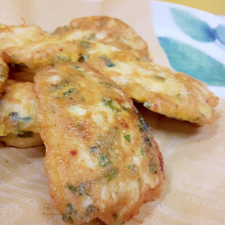 子供が喜ぶ(^^)鶏むね肉の大葉&チーズピカタ♪